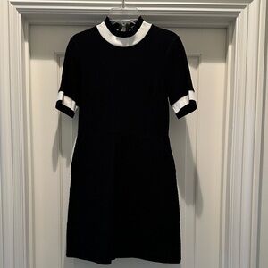French Connection Black and White Mini Dress